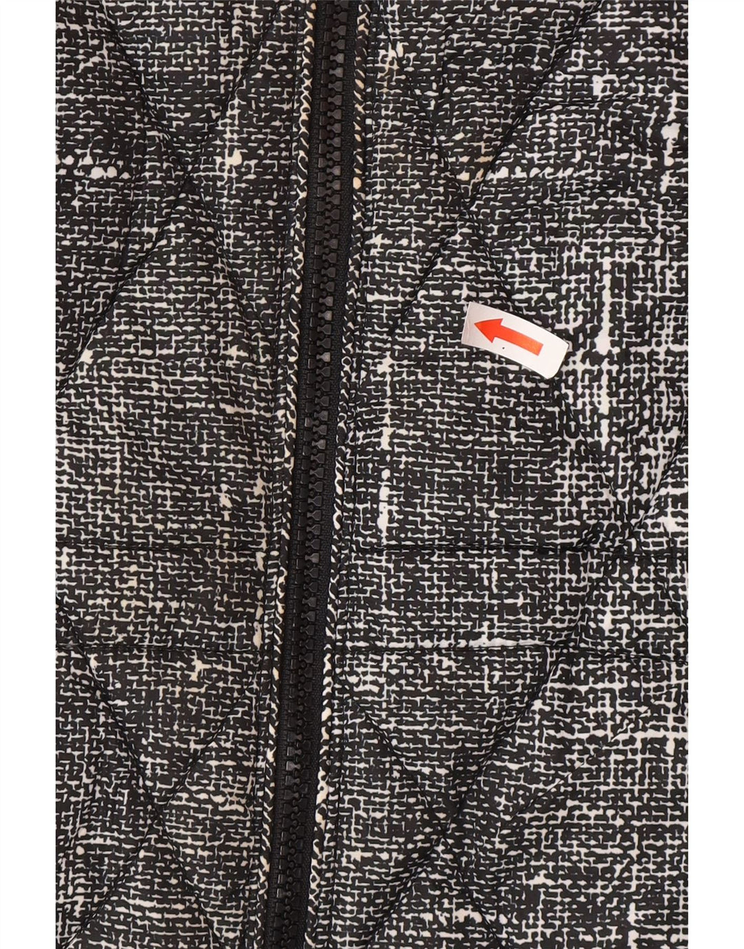 Giacca trapuntata da donna Marks & Spencer UK 20 2XL Poliestere chiazzato nero
