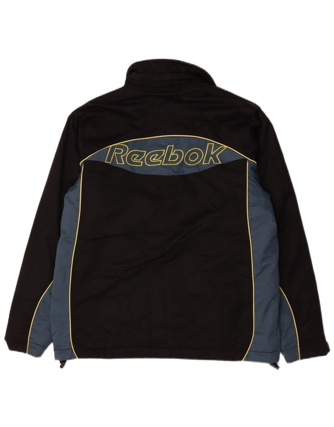 Giacca a vento grafica da uomo Reebok UK 34 XS Black Colourblock