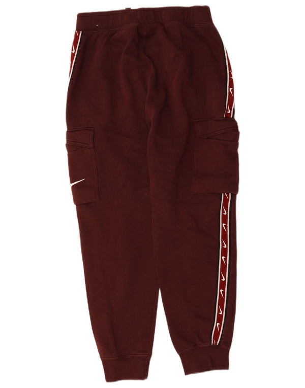 Pantaloni da tuta con grafica Nike da uomo, pantaloni da jogging, piccoli, color bordeaux