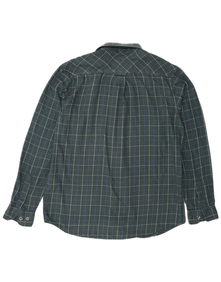 Camicia da uomo in flanella James Pringle Poliestere a quadri verde medio