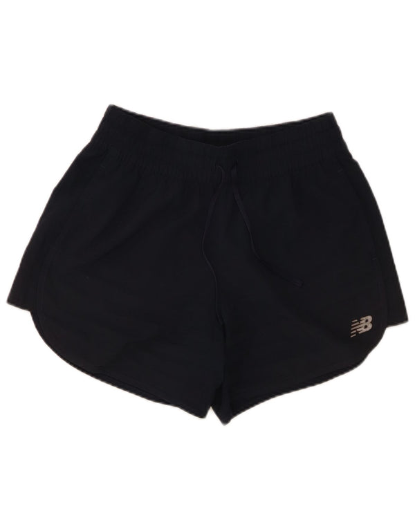 Pantaloncini sportivi da donna New Balance UK 10 Small poliestere blu navy