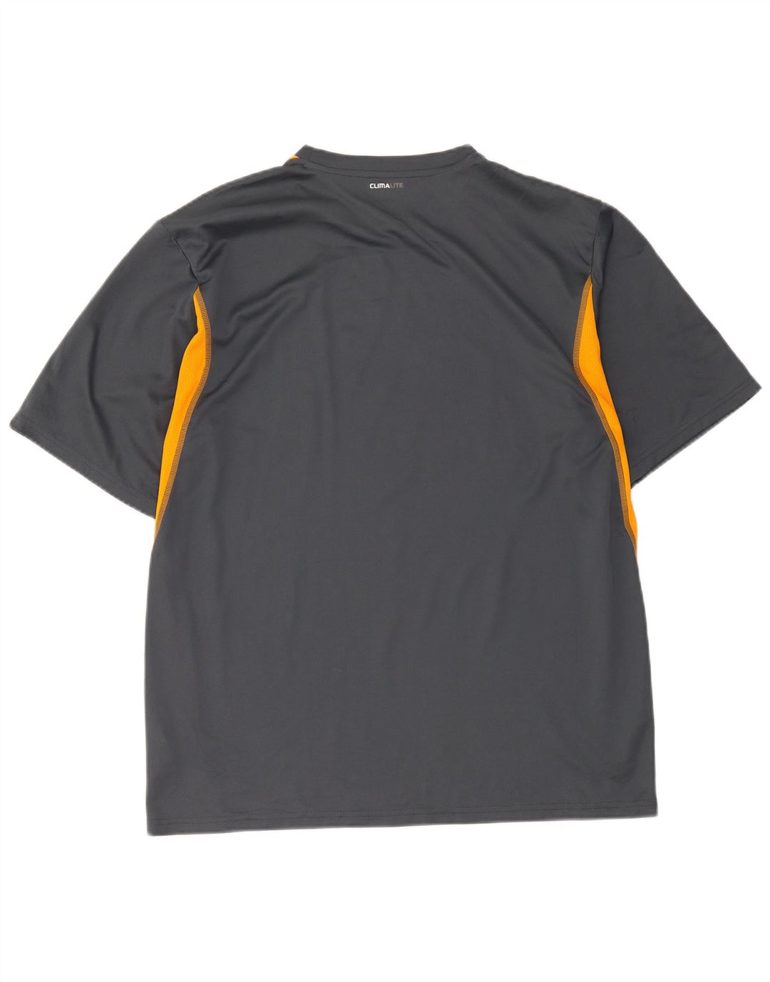T-shirt Adidas Climalite da uomo Top XL Poliestere color block grigio