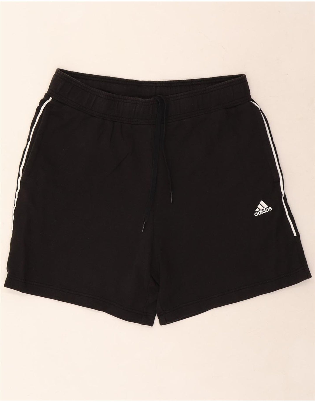 Pantaloncini sportivi grafici da uomo ADIDAS XL in cotone nero