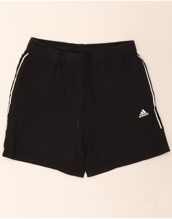 Pantaloncini sportivi grafici da uomo ADIDAS XL in cotone nero