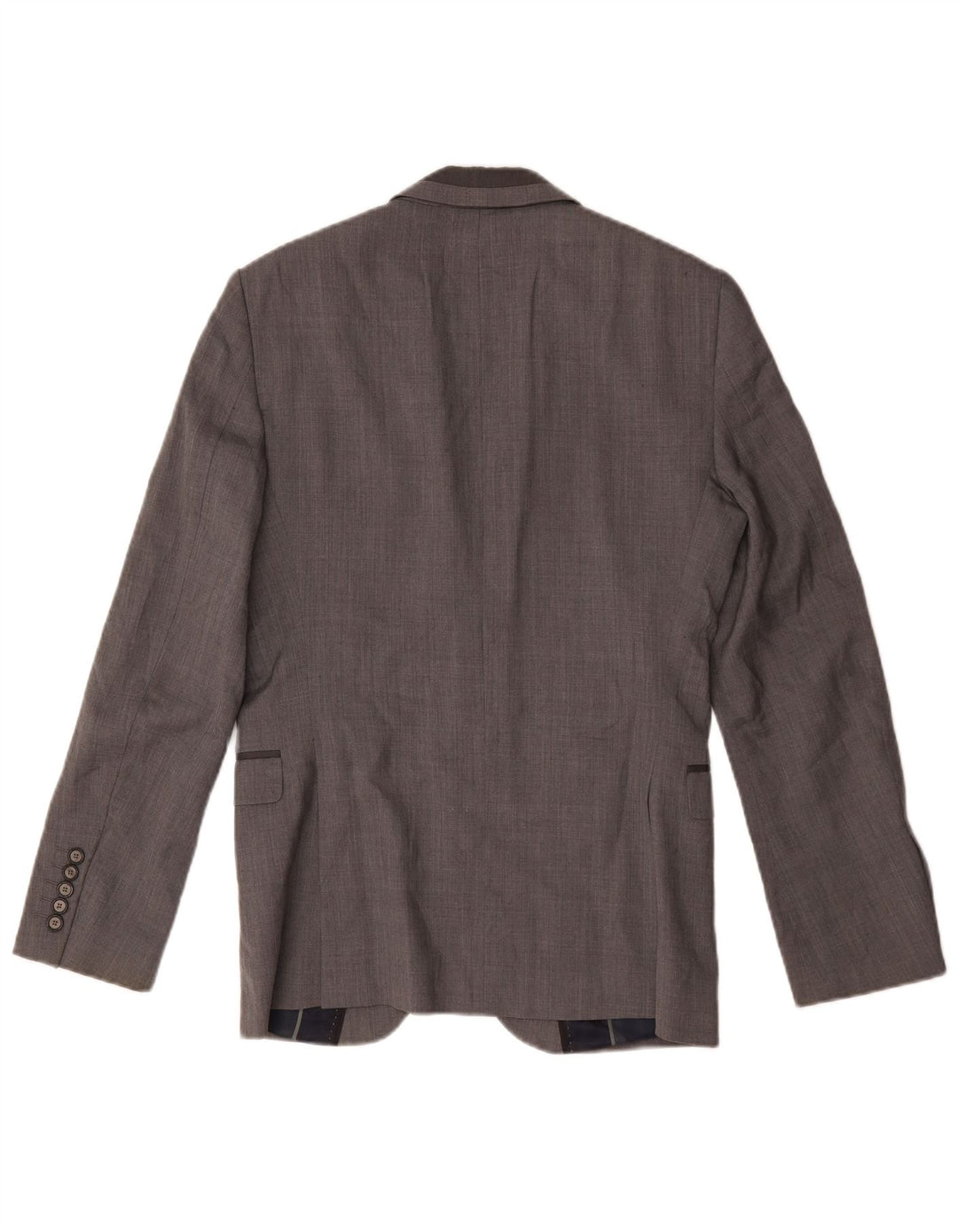 Giacca blazer da uomo a 2 bottoni Zara UK 38 in lana grigio medio