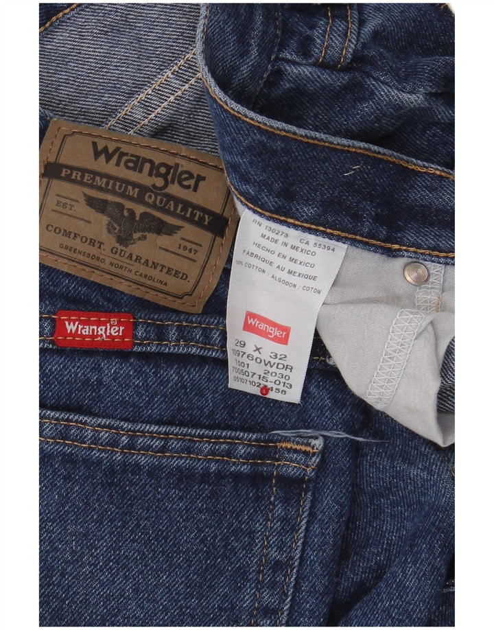 Jeans dritti da uomo Wrangler W29 L32 cotone blu