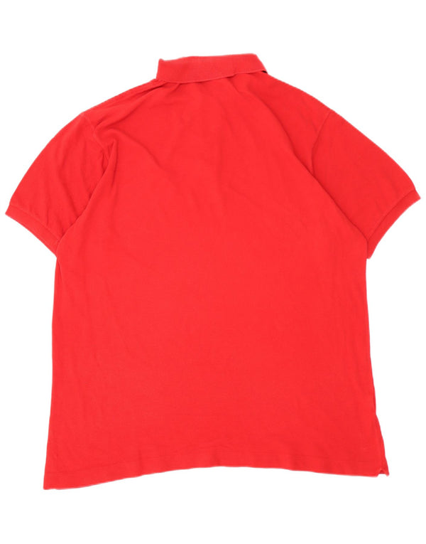 Polo da uomo LACOSTE taglia 7 2XL cotone rosso