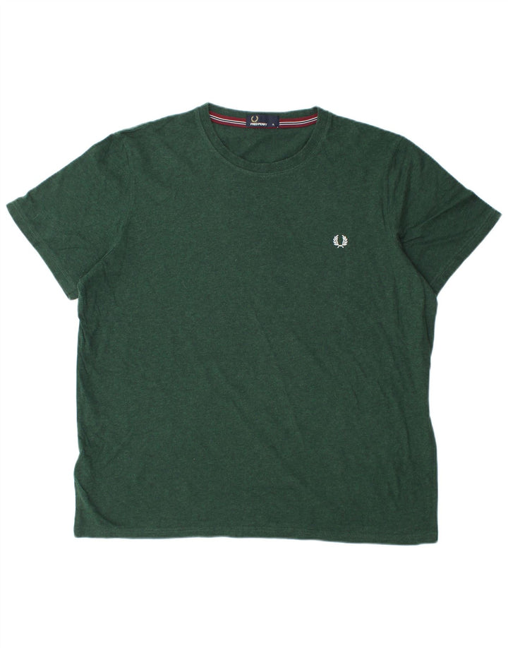 T-shirt da uomo Fred Perry Top XL in cotone verde