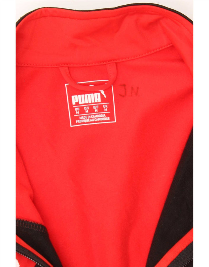 Giacca da tuta grafica Puma Deutshland da uomo, colore rosso medio