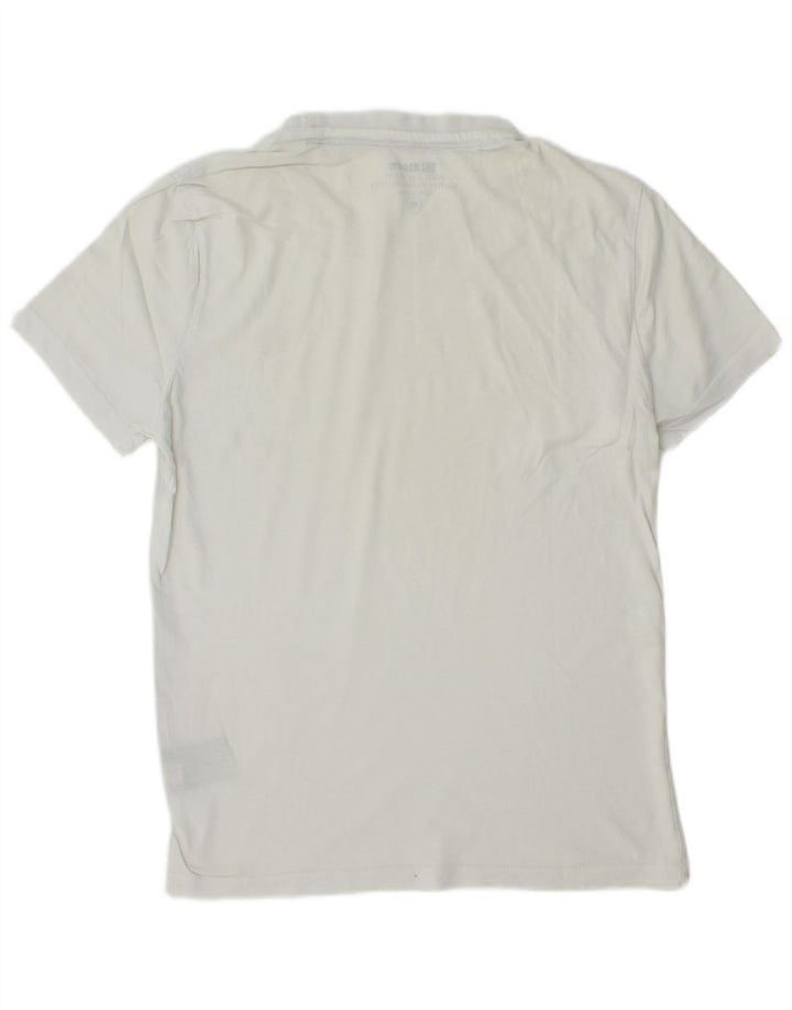 BLAUER Mens T-Shirt Top Small White