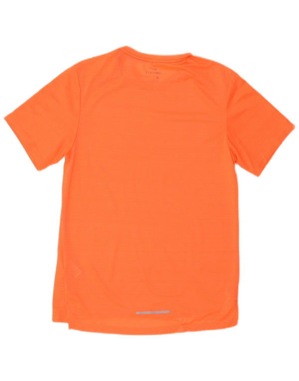 T-shirt Nike Dri Fit da uomo, piccola, in poliestere arancione
