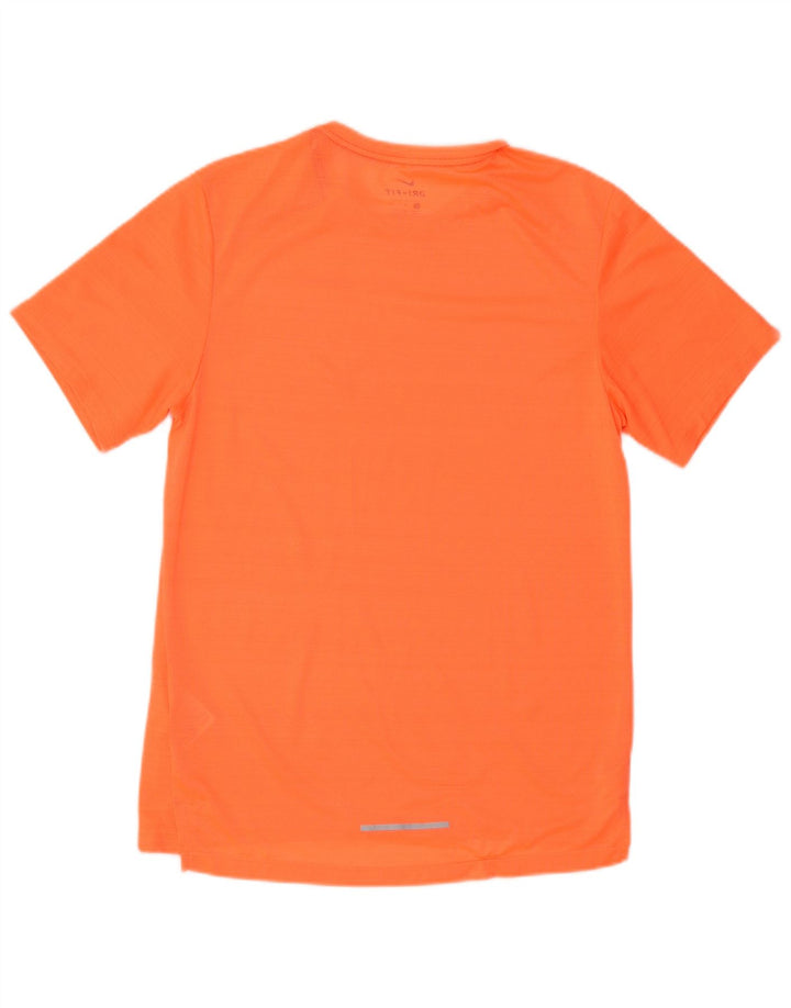 T-shirt Nike Dri Fit da uomo, piccola, in poliestere arancione