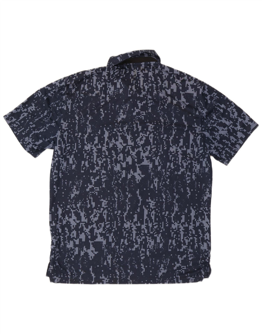 Polo Nike da uomo con vestibilità standard, poliestere geometrico medio blu navy
