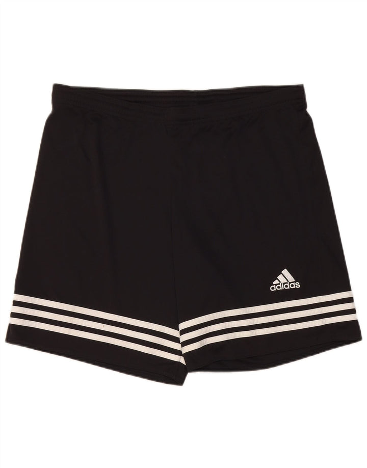 Pantaloncini sportivi Adidas Climalite da uomo medio poliestere nero