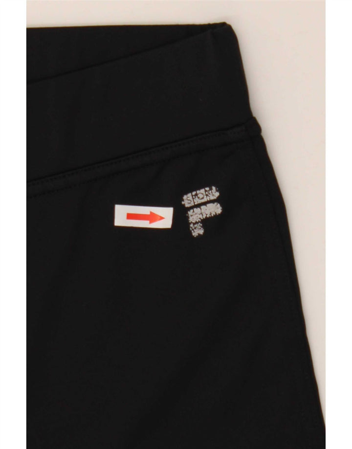 Pantaloni da tuta Fila da donna Capri UK 10 piccoli poliestere nero
