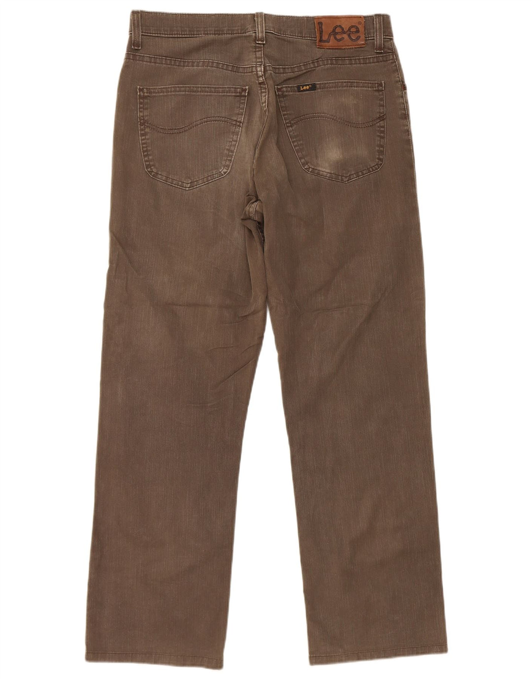 Jeans dritti da uomo Lee W32 L29 cotone marrone