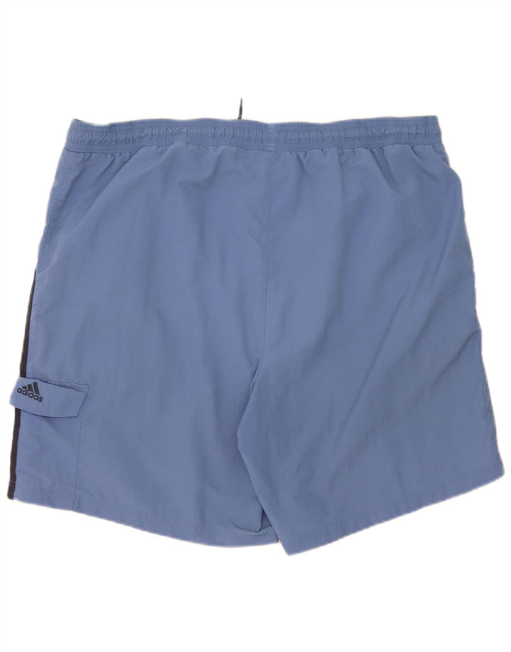 Pantaloncini sportivi Adidas da uomo cargo XL blu poliestere
