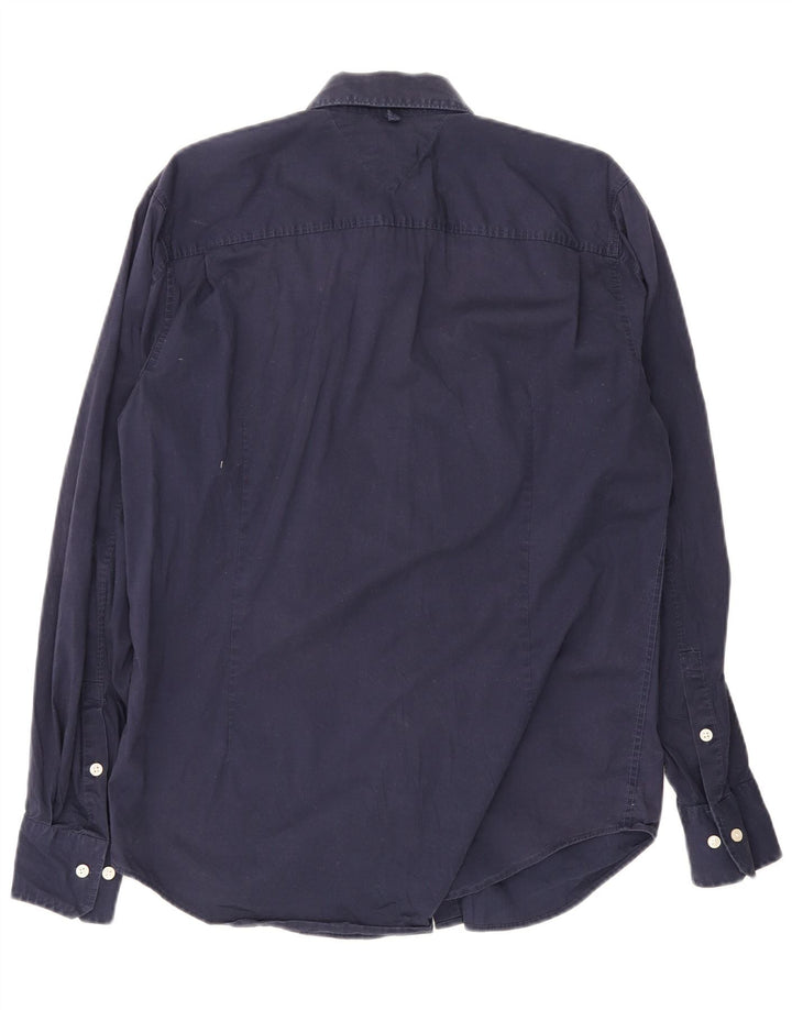 Camicia da uomo Tommy Hilfiger XL in cotone blu navy