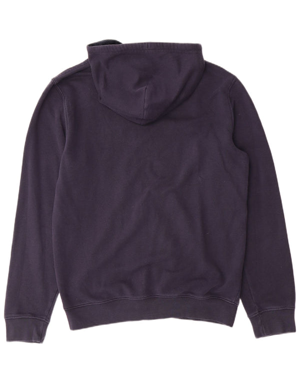 Champion Mens Zip Hoodie Sweater Medium Navy Blue