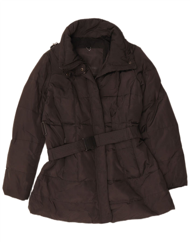 Giacca imbottita da donna Zara UK 18 XL poliestere nero