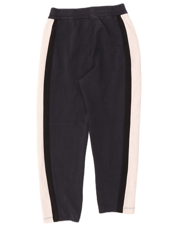 Pantaloni da tuta da uomo ARMANI EXCHANGE XS in cotone color block blu navy