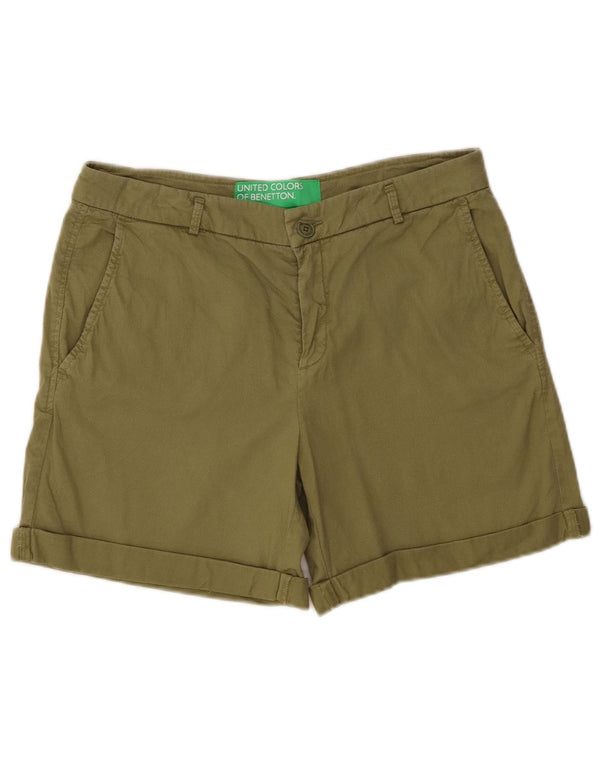Pantaloncini chino da uomo Benetton W30 medio kaki