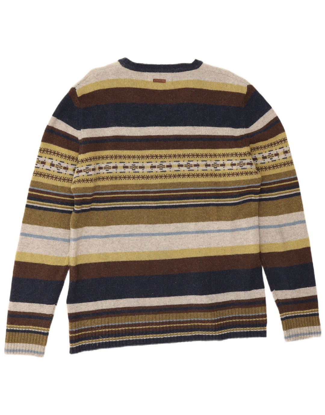 Maglione Marlboro Classics Uomo a V Taglia Media Multicolore a Righe