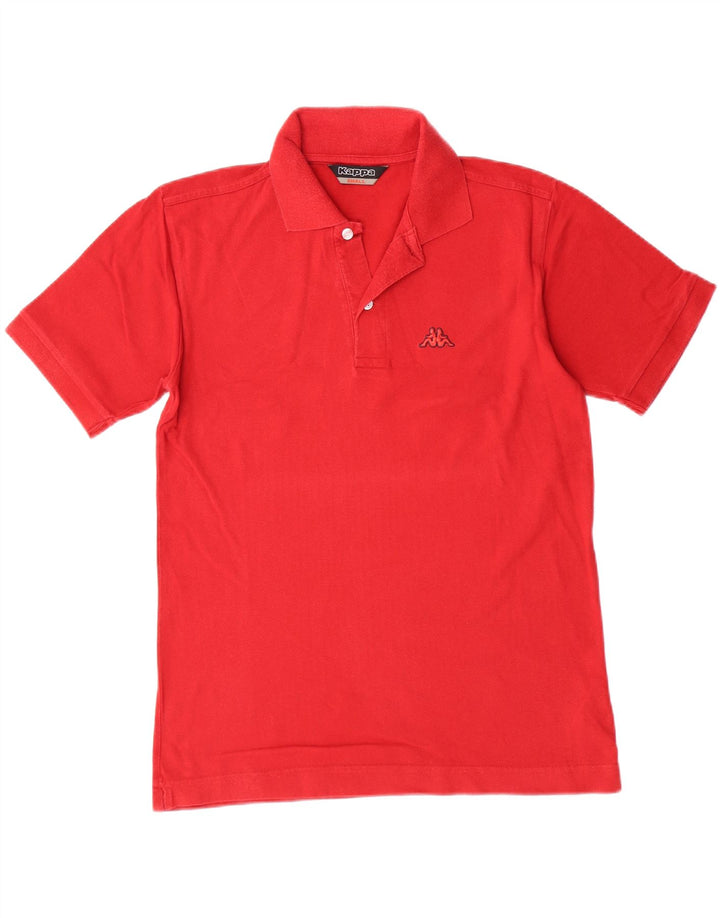 KAPPA Mens Polo Shirt Small Red Cotton