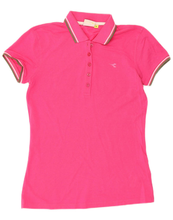 Polo Diadora Donna UK 12 Cotone Rosa Medio