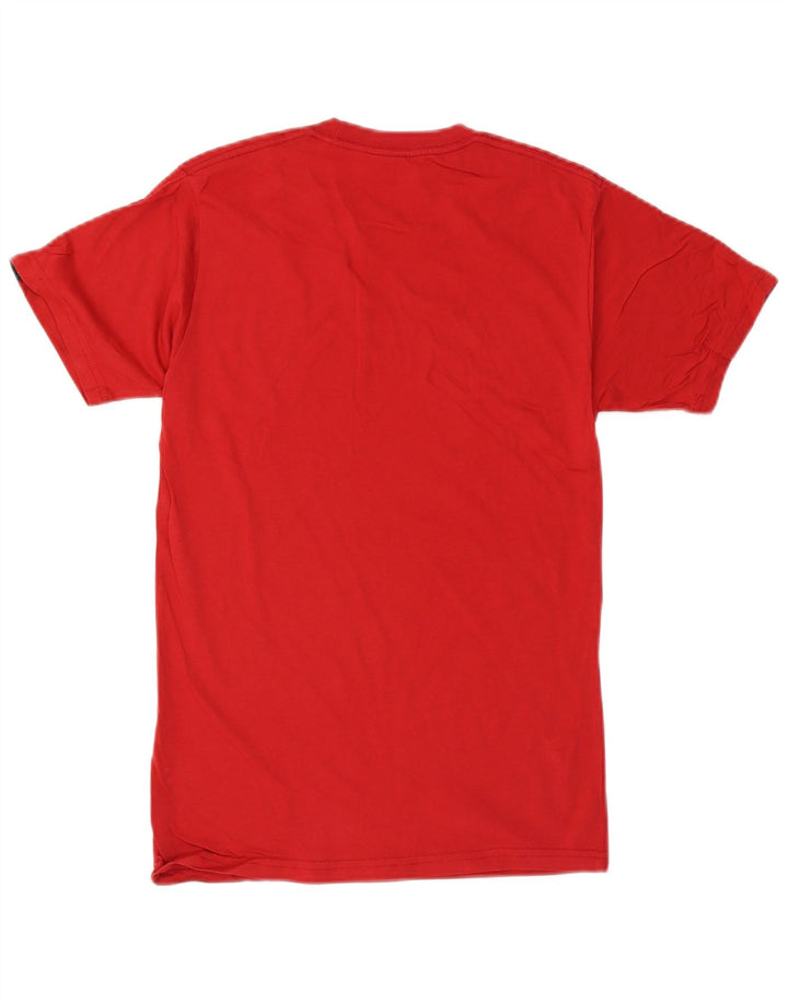 T-shirt grafica da uomo con vestibilità classica VANS, piccola, in cotone rosso