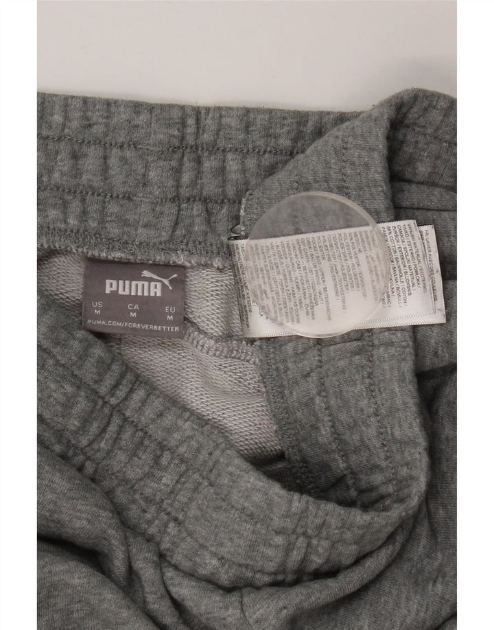Pantaloncini sportivi grafici da uomo Puma in cotone chiazzato grigio medio
