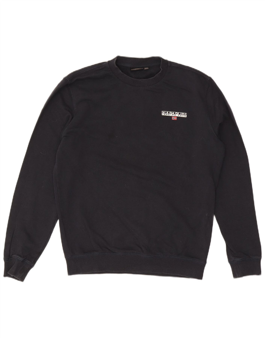 Maglione da uomo in felpa geografica Napapijri media cotone blu navy