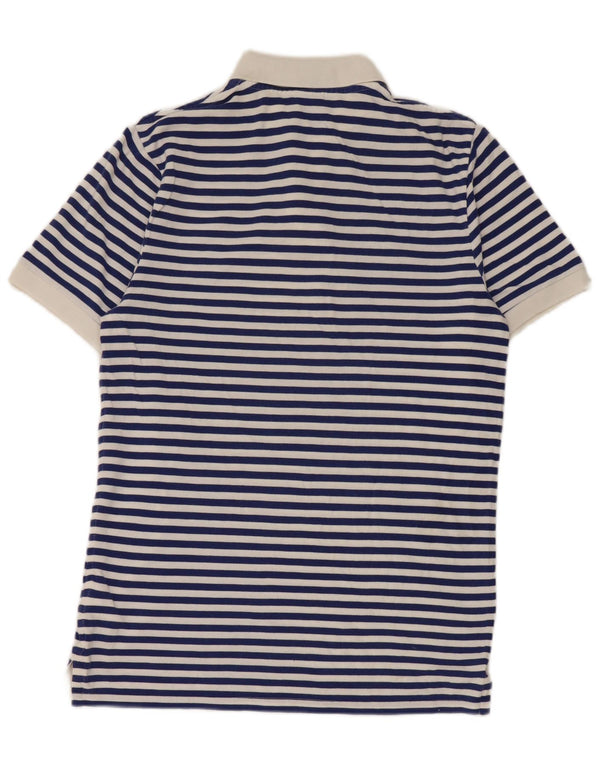 Polo Nike da uomo Inter Milan in cotone a righe medie blu navy
