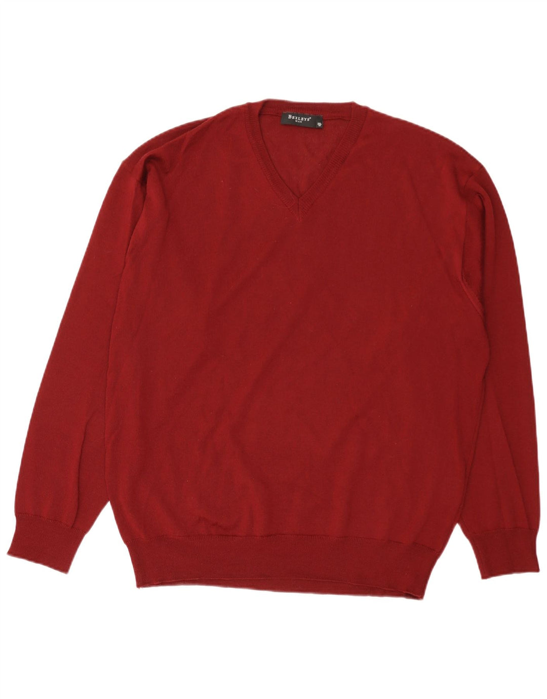 BEXLEYS Maglione da uomo con scollo a V IT 56 2XL Lana bordeaux