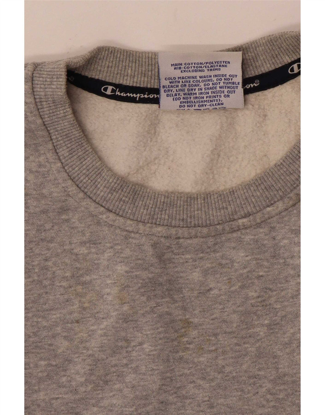 Felpa con grafica corta da donna Champion UK 14 Grigio medio chiazzato