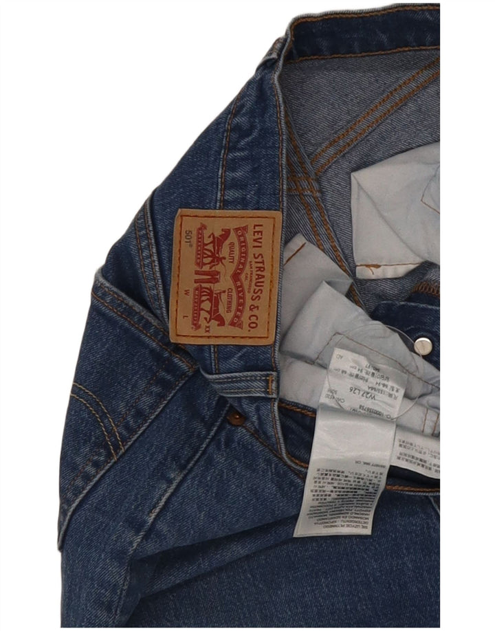 Jeans dritti Levi's 501 da donna W27 L26 cotone blu