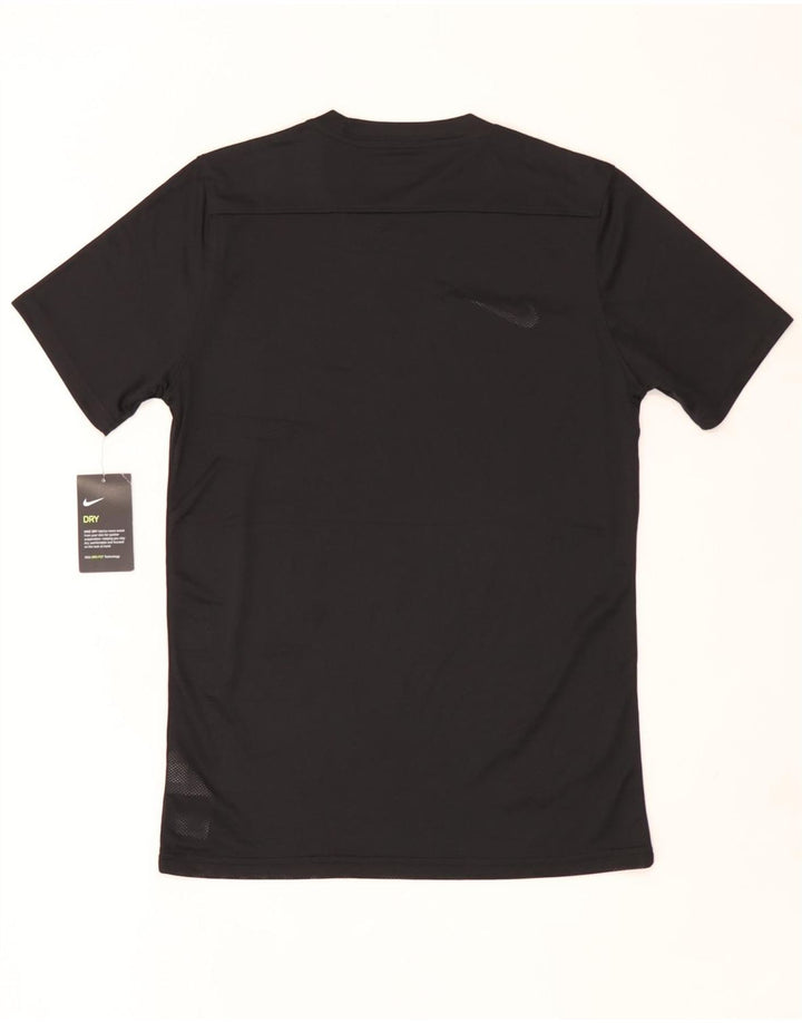T-shirt grafica da uomo Nike Top in poliestere nero medio