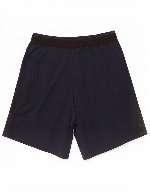 Pantaloncini sportivi Nike Dri Fit da uomo, grandi, in poliestere color block blu navy