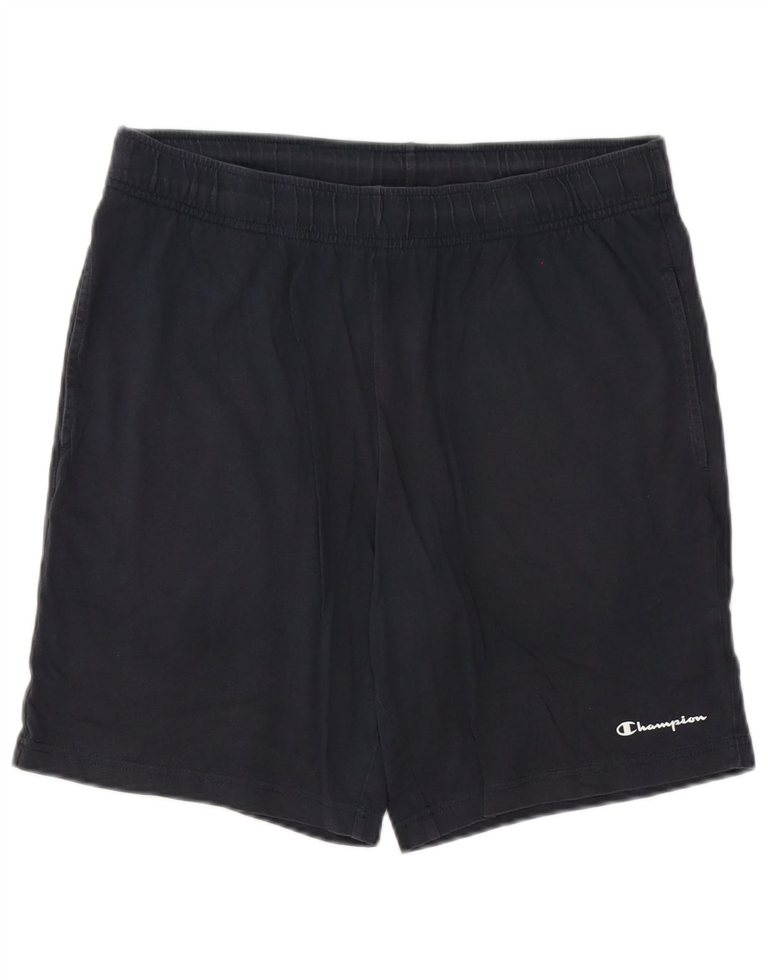 Pantaloncini sportivi da uomo Champion grandi in cotone nero