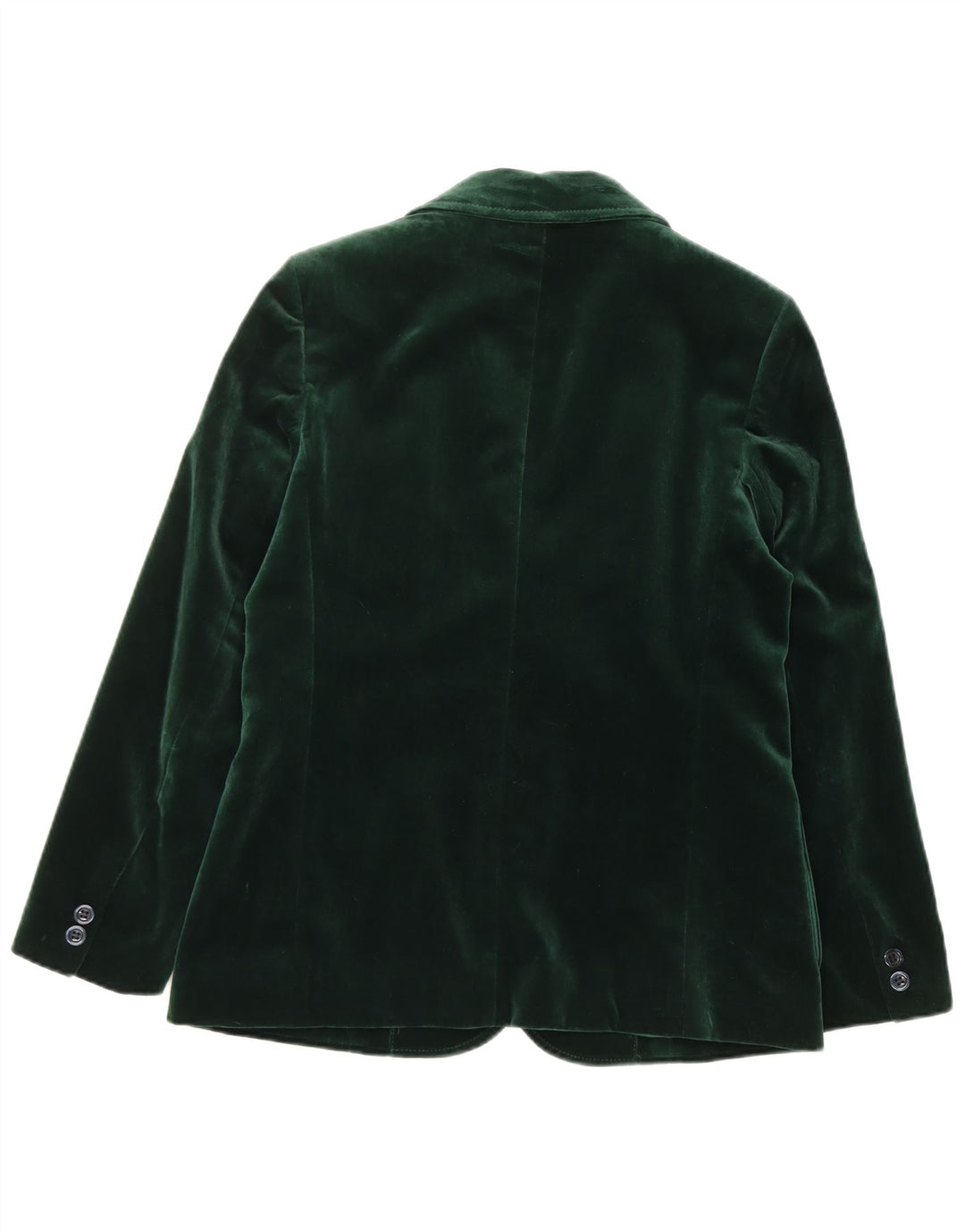 Giacca blazer in velluto a 2 bottoni da donna St Michael UK 14 Cotone verde medio