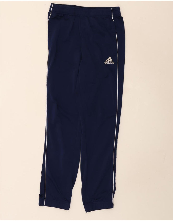 Pantaloni da tuta da uomo Adidas Joggers medi in poliestere blu navy