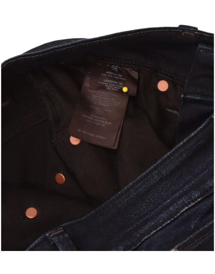 Jeans super slim da donna G-Star W29 L32 cotone blu navy