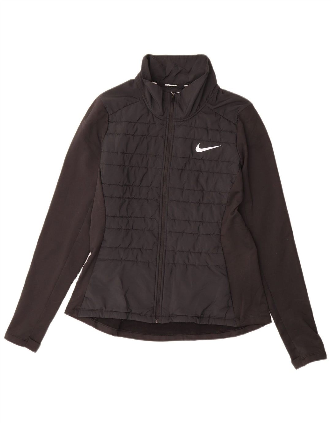 Giacca da tuta da donna NIKE UK 14 Medium Black Spandex