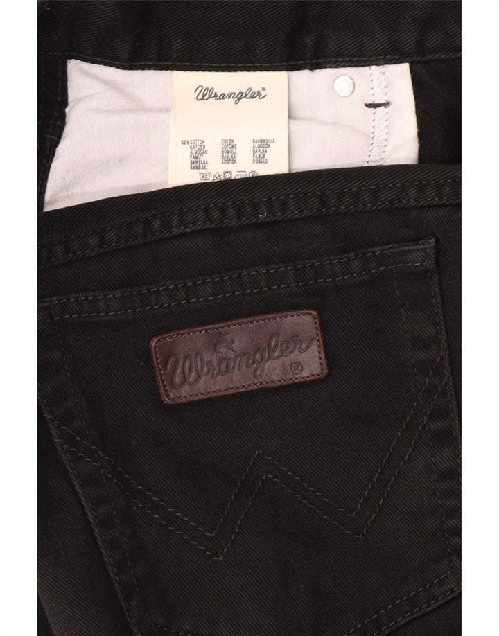 Jeans dritti da uomo Wrangler Texas W40 L30 cotone nero