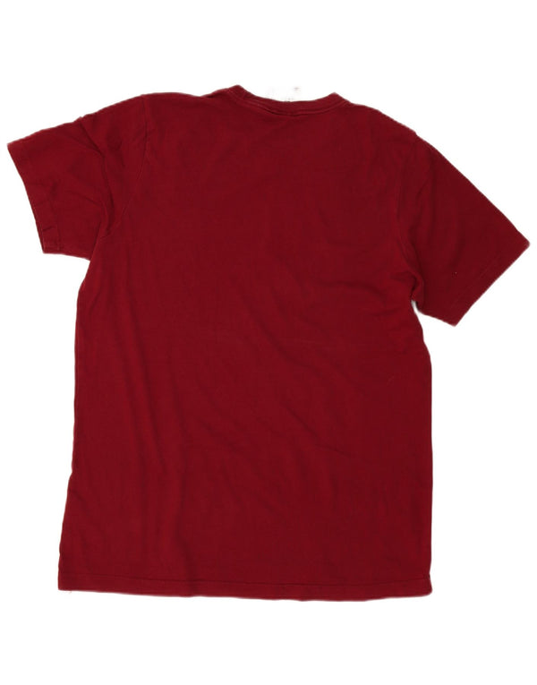 Maglietta Adidas da uomo Top Large in cotone bordeaux