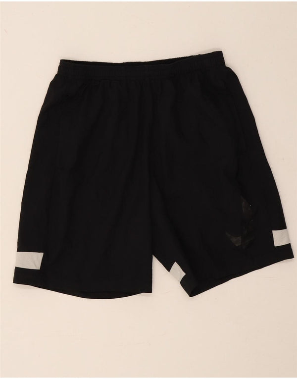 Pantaloncini sportivi Nike Dri Fit Graphic da uomo, poliestere color block medio nero
