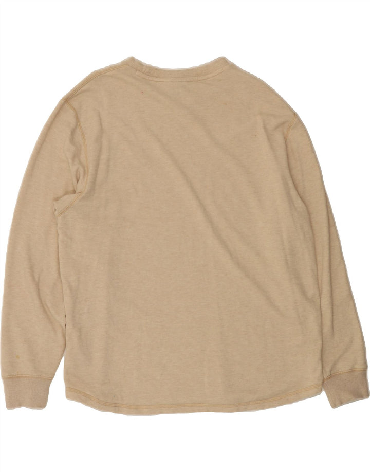 PUMA Mens Top Long Sleeve Large Beige Cotton Vintage Puma and Second-Hand Puma from Messina Hembry 