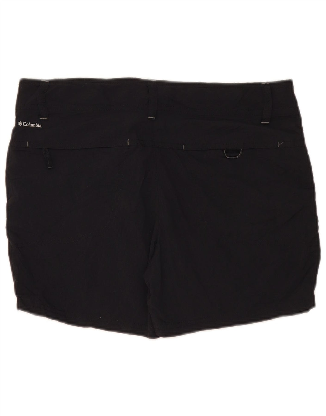 Pantaloncini cargo Columbia Omni-Shade da donna US 8 Medium W34 Nylon nero