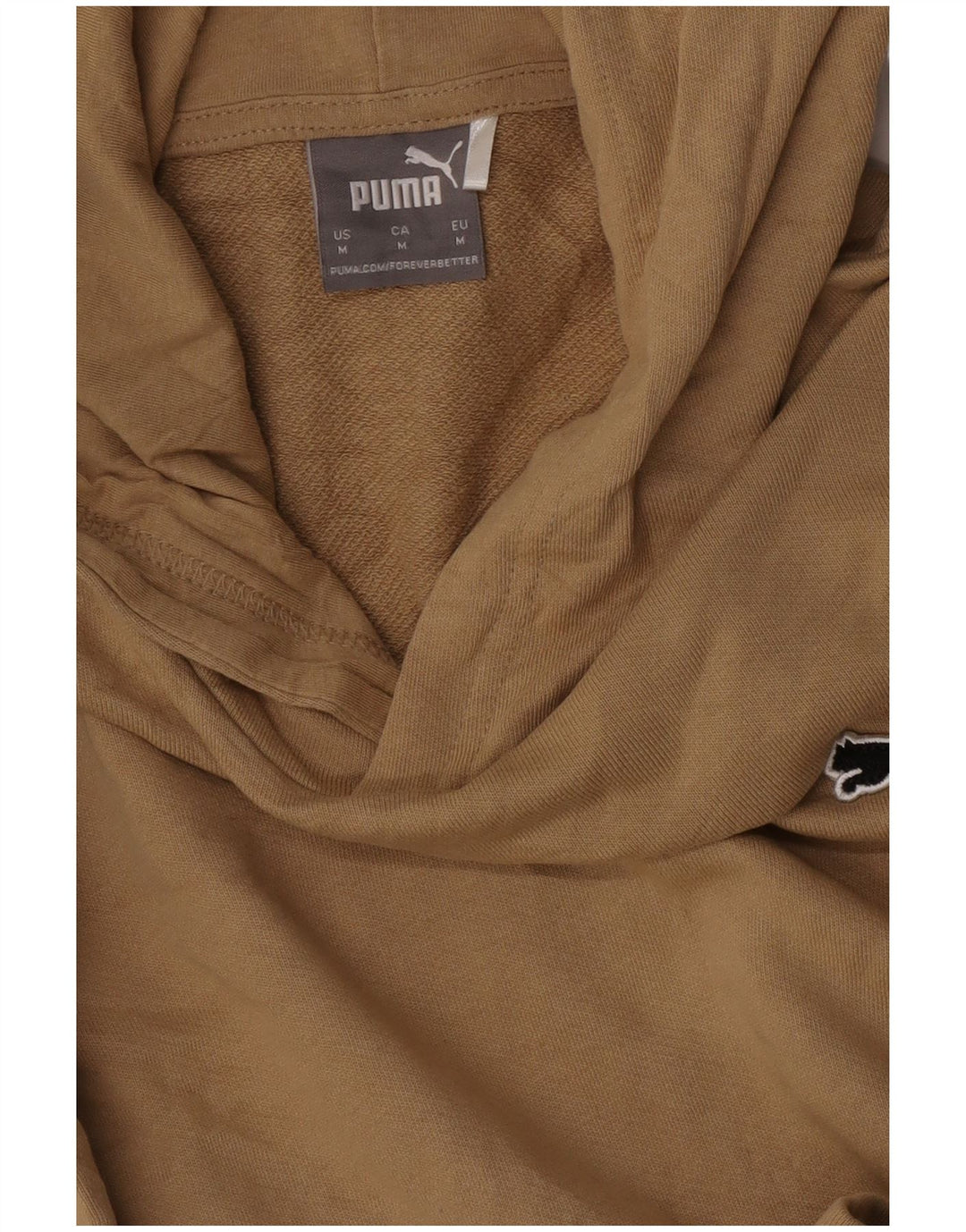 Felpa con cappuccio da uomo Puma Beige medio