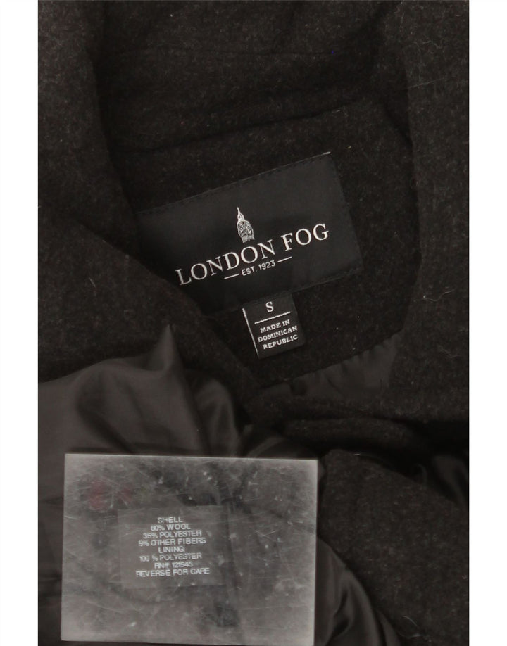 Soprabito da donna LONDON FOG UK 10 piccolo in lana grigia